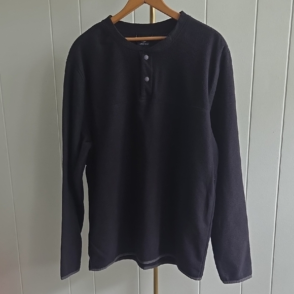Lands' End Other - Lands' End Men's Dark Long Sleeve Henley